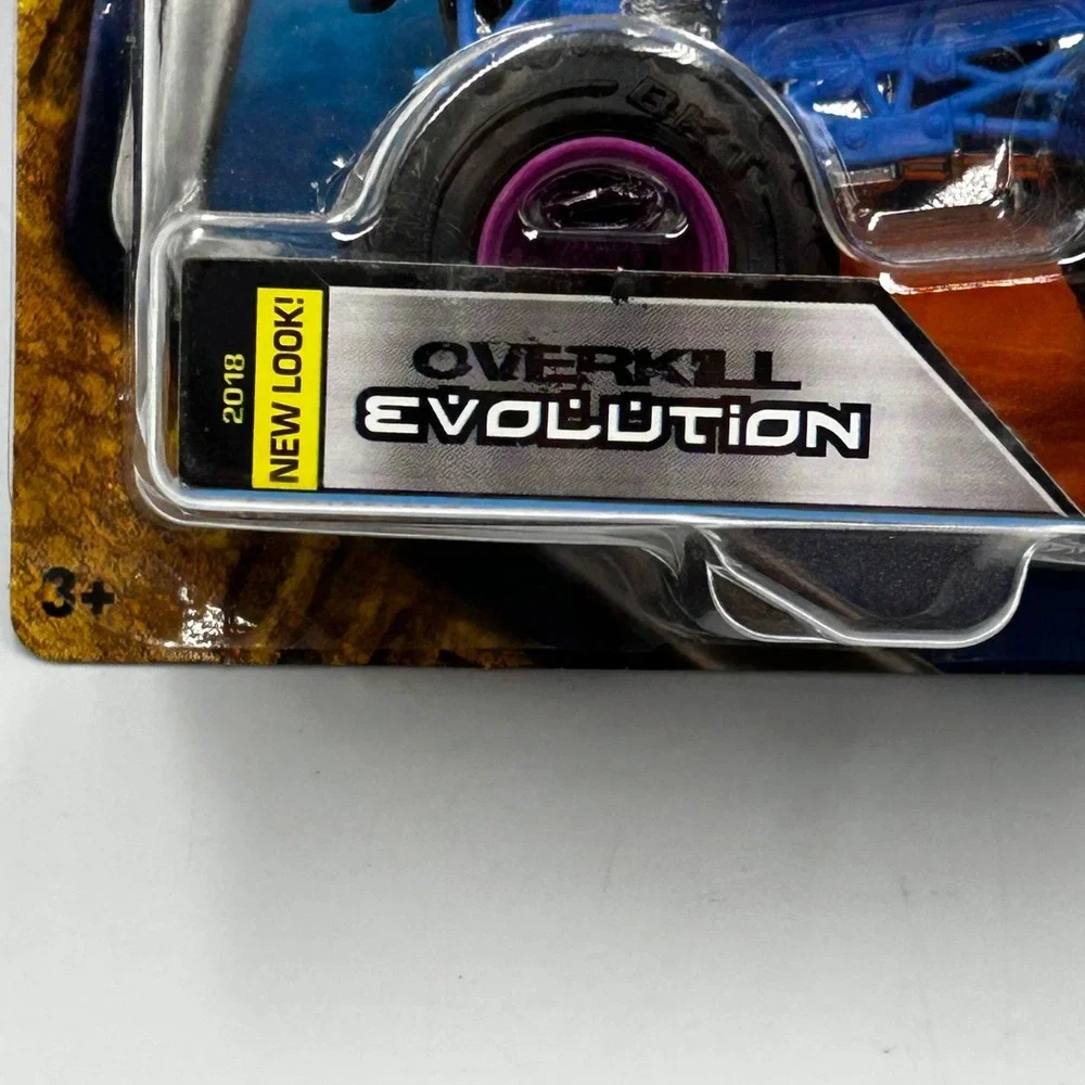 Hot Wheels Monster Jam Overkill Evolution Blue Rene Casey Autograph Storage Wars